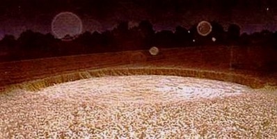 crop circles, boules lumineuses