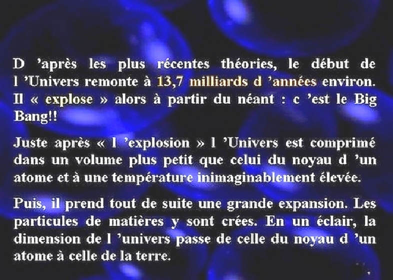 Illustration du Big Bang
